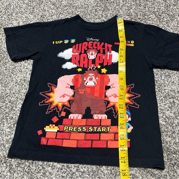 Disney Store Wreck It Ralph Press Start T-Shirt Youth XS 4 - Picture 2 of 6